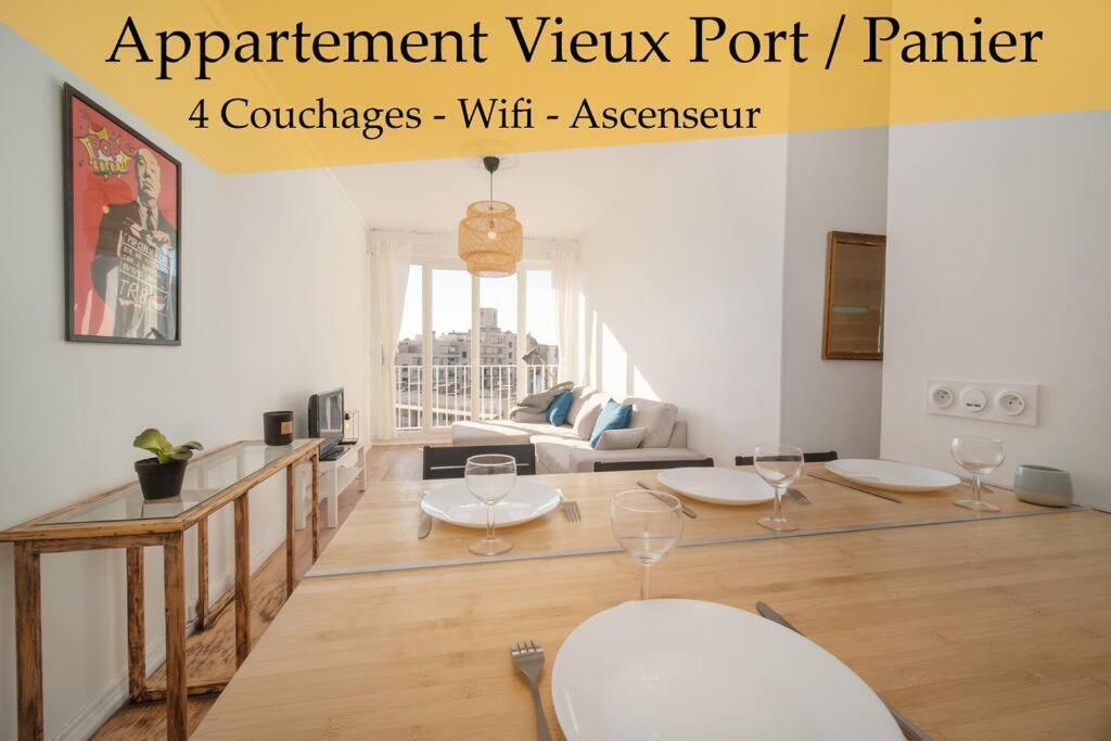 Appartement Tout Equipe Au Coeur Du Vieux Port 4 Couchages Marseille Exteriör bild